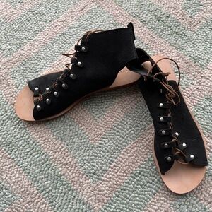 Mercer Edit  Black Sandals 9M